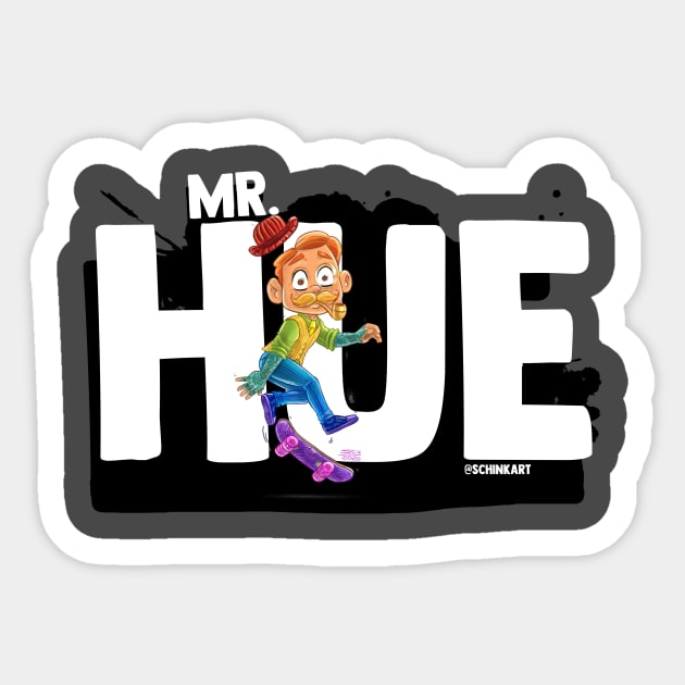 Mr.Hue Sticker by Schink